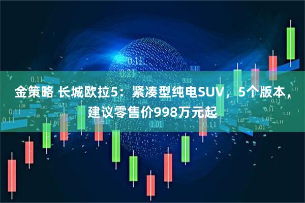 金策略 长城欧拉5：紧凑型纯电SUV，5个版本，建议零售价998万元起
